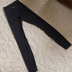 Lululemon Align 25 Black High-Waisted Leggings size 0